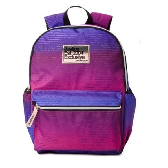 Girls Justice Backpack.  School Bag book bag.  New with Tags - Picture 1 of 6